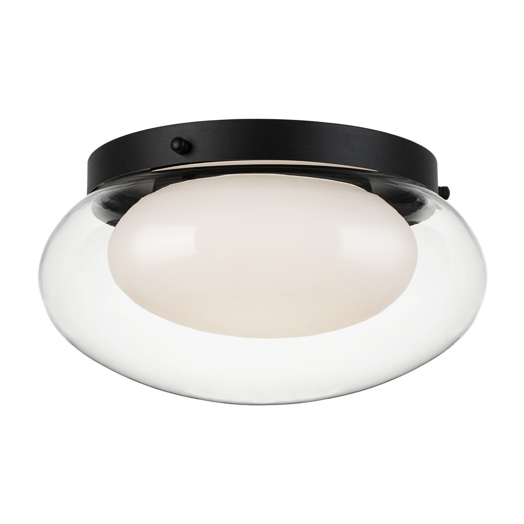 Matteo Canada - M15703MB - Three Light Flush Mount - Caspian - Matte Black