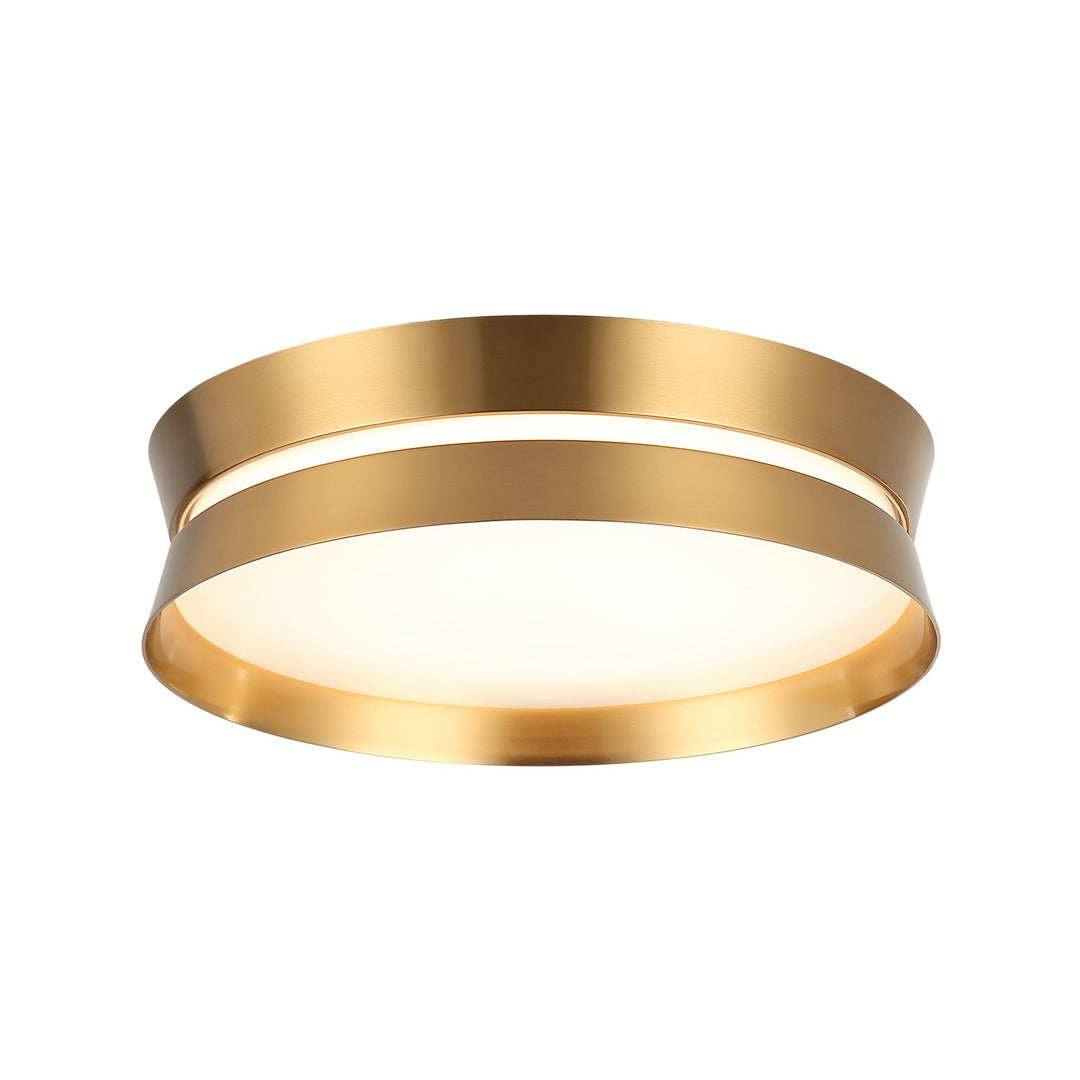 Matteo Canada - M18812AG - One Light Flush Mount - Greyson - Aged Gold Brass