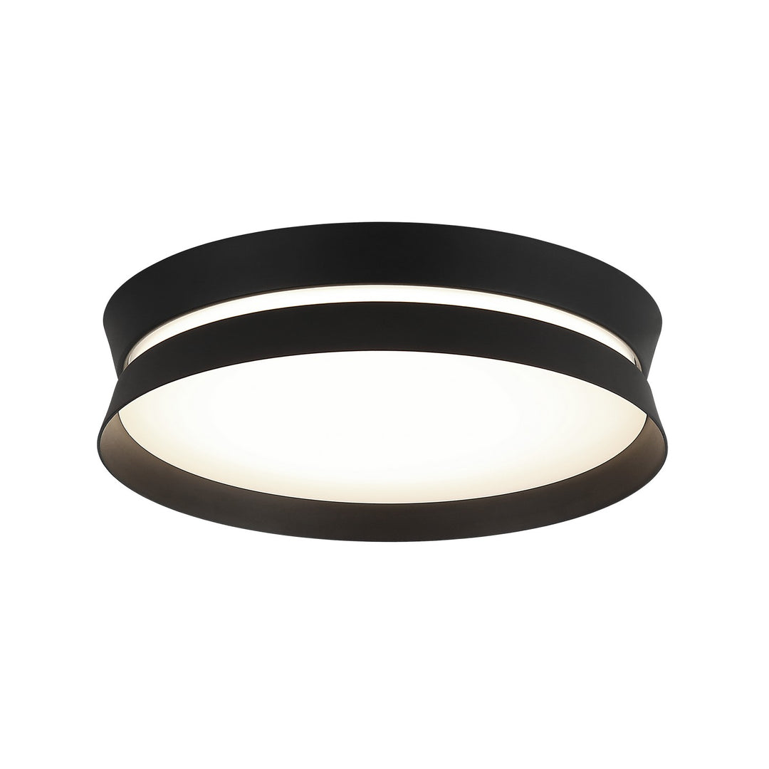Matteo Canada - M18812MB - One Light Flush Mount - Greyson - Matte Black