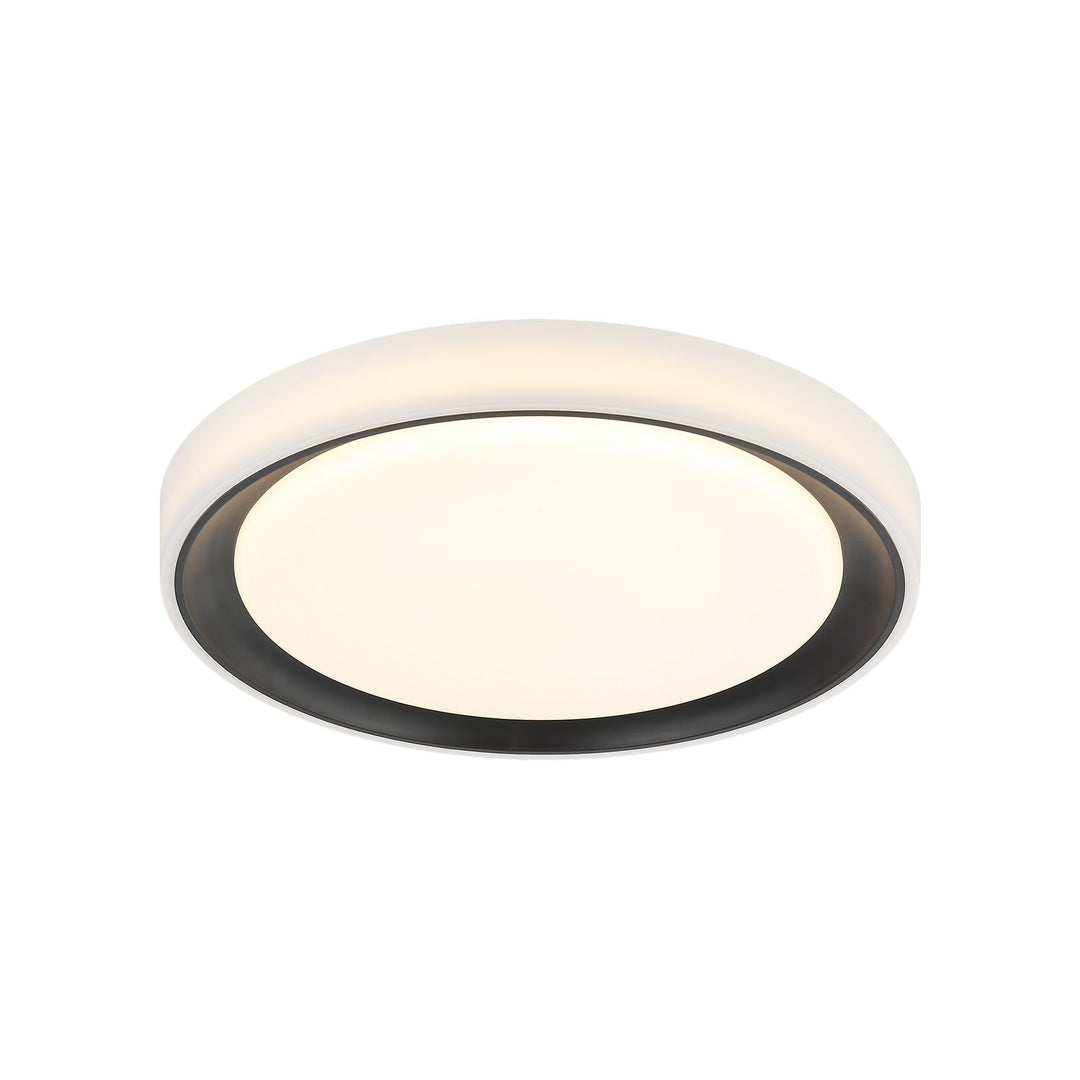Matteo Canada - M19015BK - One Light Flush Mount - Oculus - Black