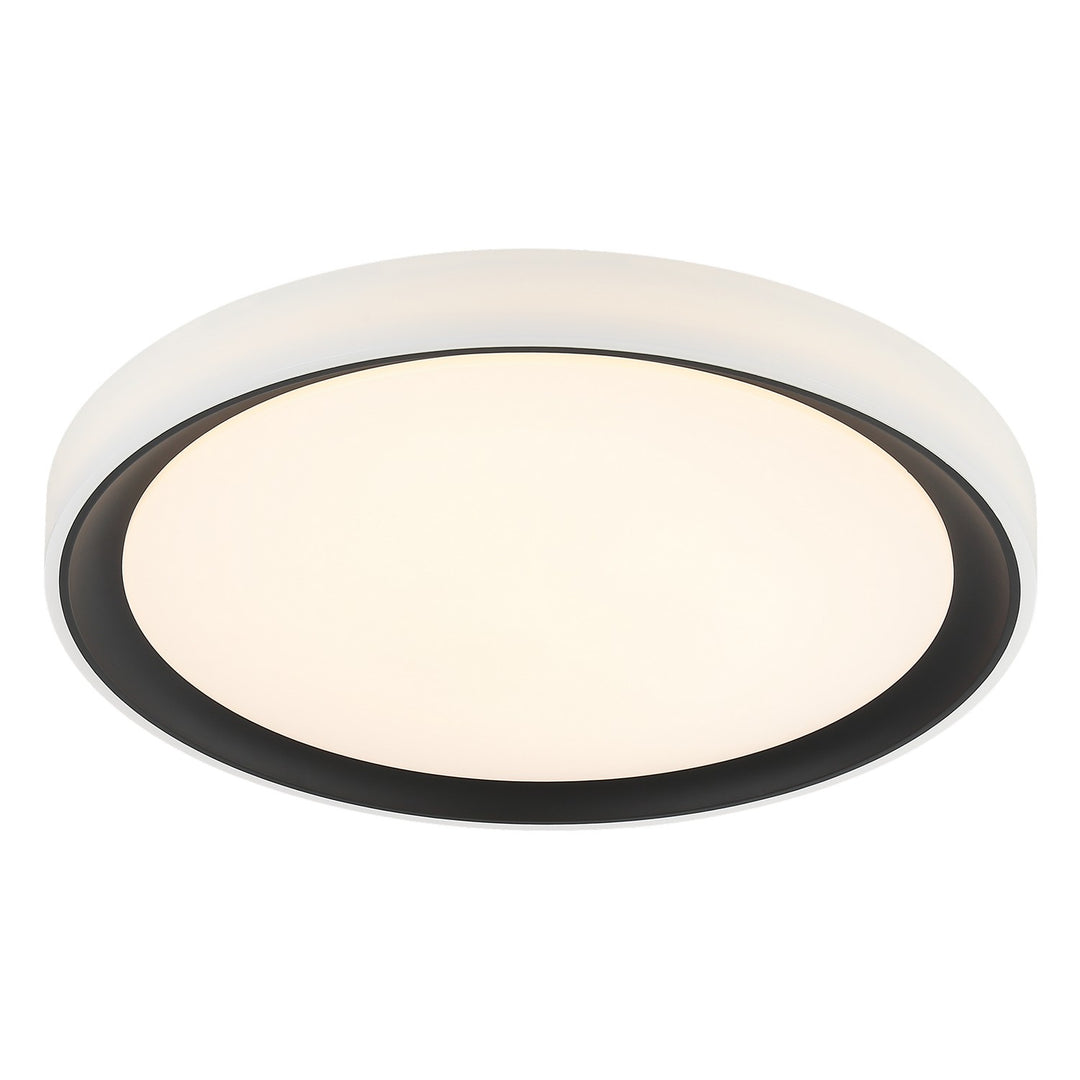 Matteo Canada - M19019BK - One Light Flush Mount - Oculus - Black
