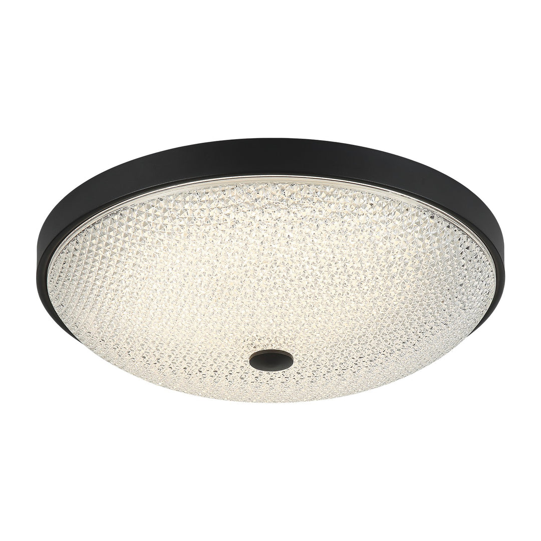 Matteo Canada - M19316MB - One Light Flush Mount - Bella - Matte Black