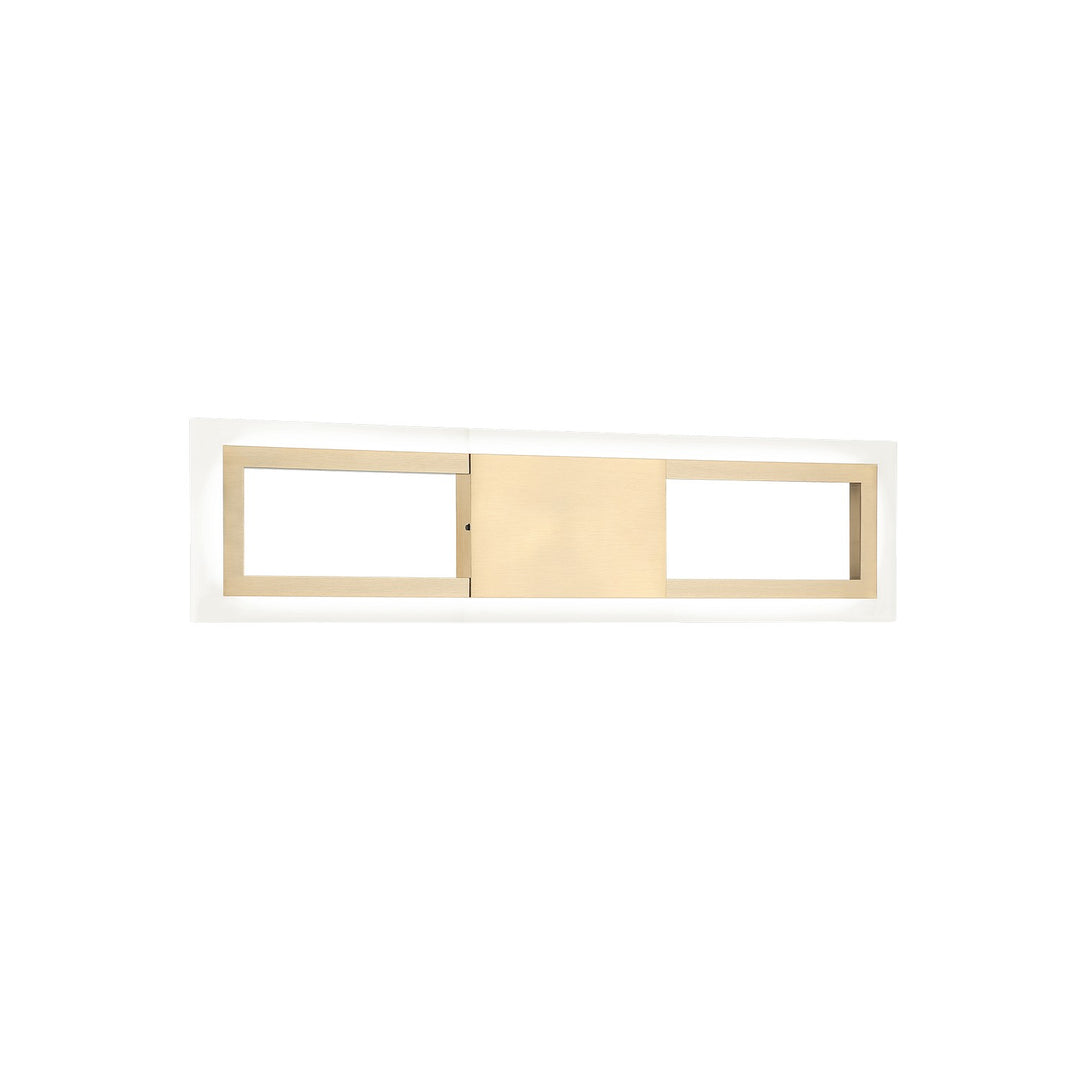 Matteo Canada - S02518AG - One Light Wall Sconce - Valance - Aged Gold Brass