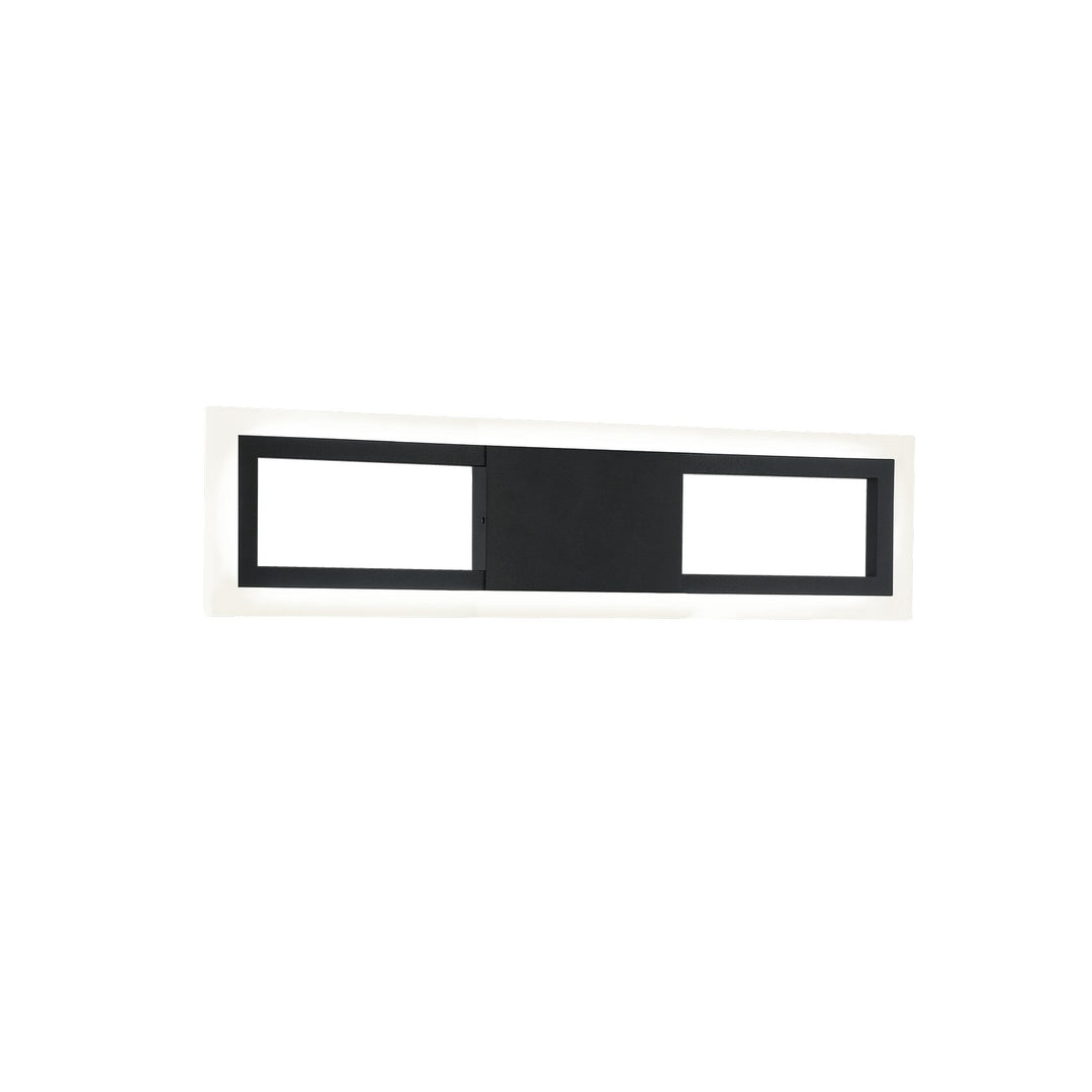 Matteo Canada - S02518MB - One Light Wall Sconce - Valance - Matte Black