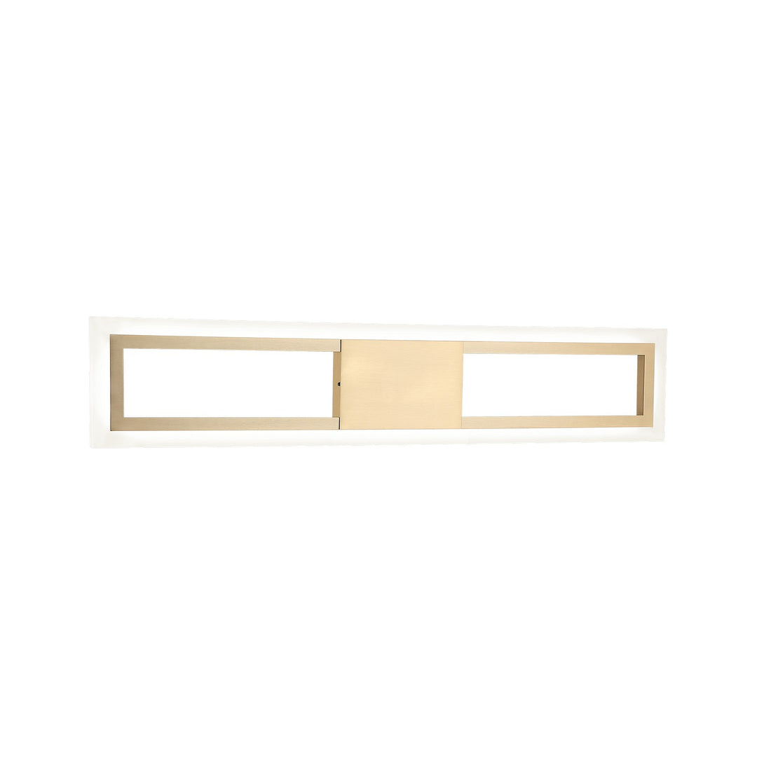 Matteo Canada - S02524AG - One Light Wall Sconce - Valance - Aged Gold Brass
