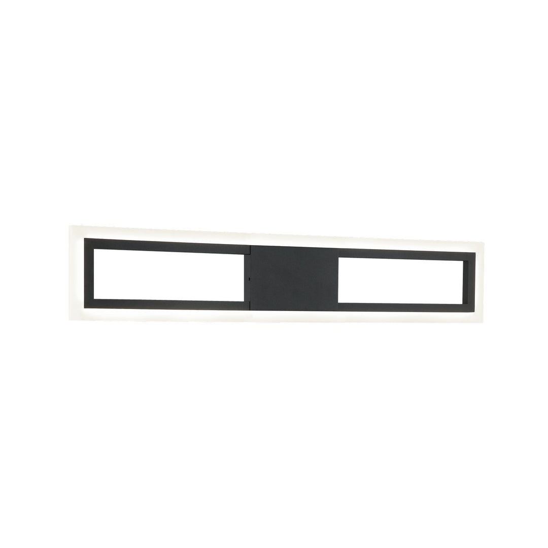 Matteo Canada - S02524MB - One Light Wall Sconce - Valance - Matte Black