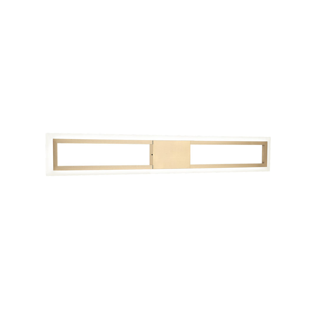 Matteo Canada - S02530AG - One Light Wall Sconce - Valance - Aged Gold Brass