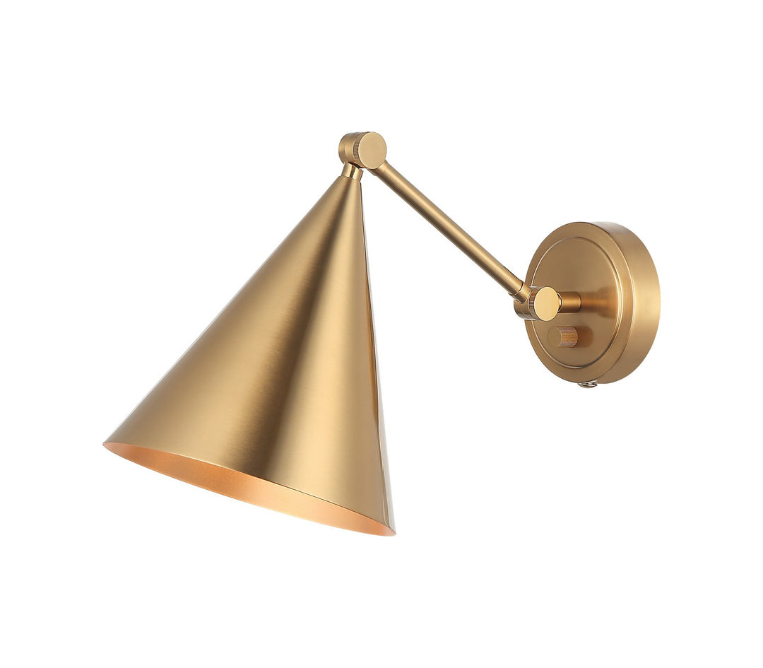 Matteo Canada - S16511AG - One Light Wall Sconce - Pearson - Aged Gold Brass