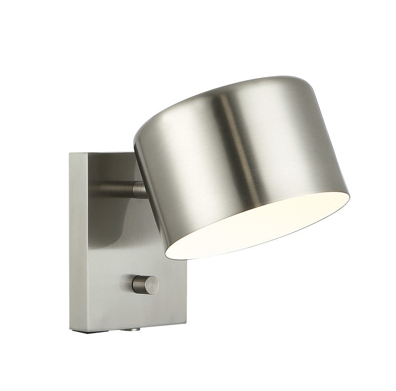 Matteo Canada - S16601BN - One Light Wall Sconce - Clinton - Brushed Nickel