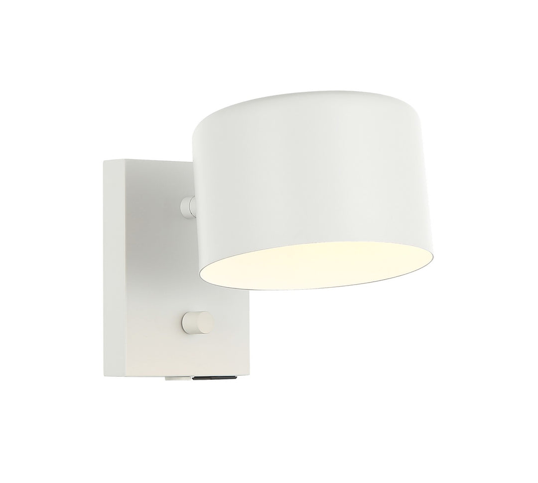 Matteo Canada - S16601WH - One Light Wall Sconce - Clinton - White