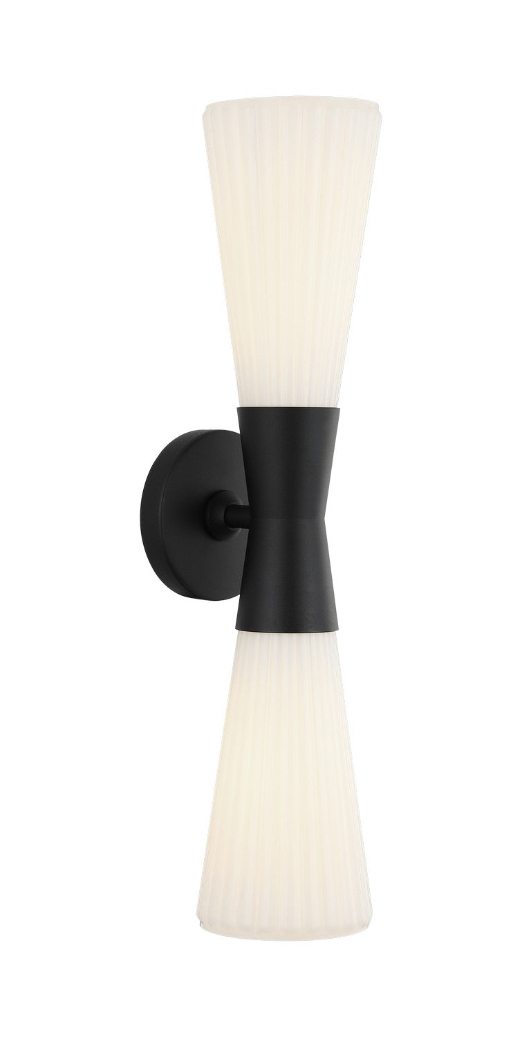 Matteo Canada - S18112MB - Two Light Wall Sconce - Jameson - Matte Black