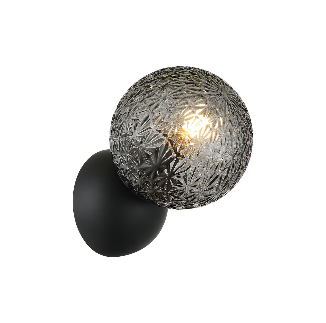 Matteo Canada - S18401MB - One Light Wall Sconce - Nola - Matte Black
