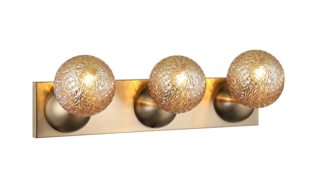 Matteo Canada - S18403CG - Three Light Wall Sconce - Nola - Champagne Gold