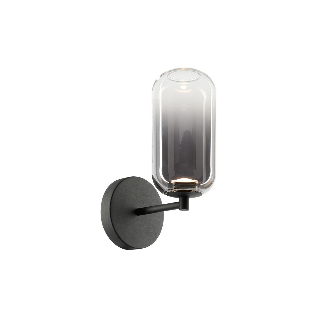 Matteo Canada - W37411MBSM - One Light Wall Sconce - Refrax - Matte Black
