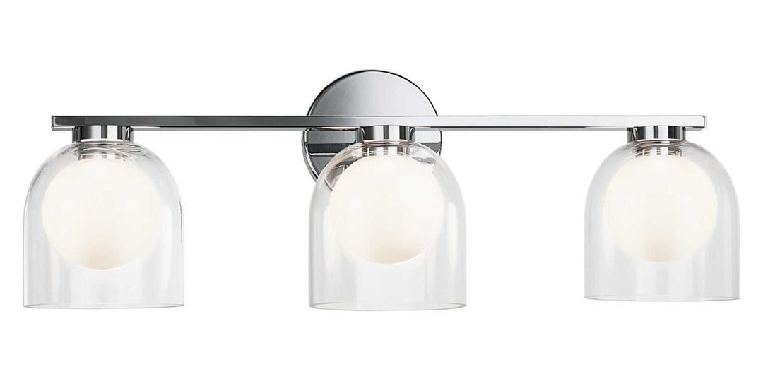 Matteo Canada - W60703CHCL - Three Light Vanity - Derbishone - Chrome