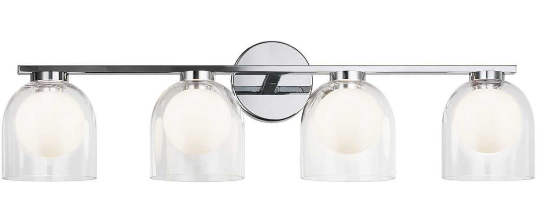 Matteo Canada - W60704CHCL - Four Light Vanity - Derbishone - Chrome