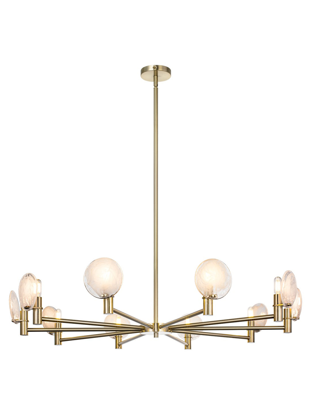 Matteo Canada - C33810CG - Ten Light Pendant - Cloudburst - Champagne Gold