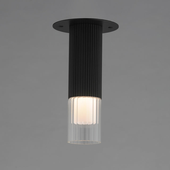 ET2 - E11014-144BK - LED Flush Mount - Reeds - Black