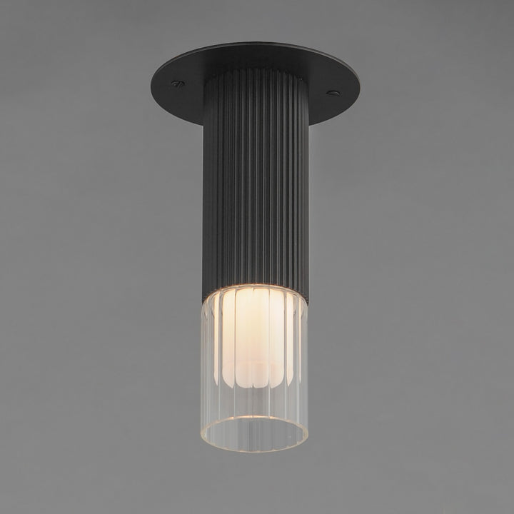 ET2 - E11014-144BK - LED Flush Mount - Reeds - Black
