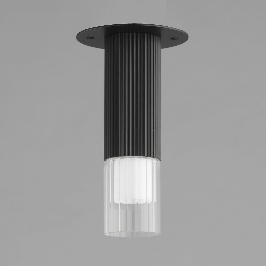 ET2 - E11014-144BK - LED Flush Mount - Reeds - Black
