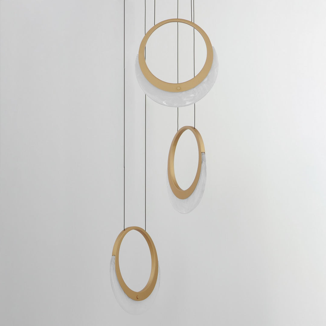 ET2 - E23913-112GLD - LED Pendant - Lyra - Gold
