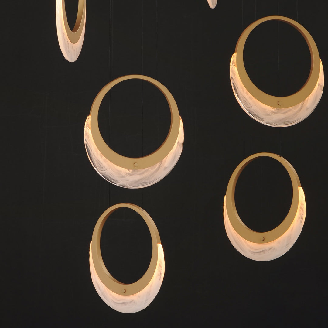 ET2 - E23916-112GLD - LED Pendant - Lyra - Gold