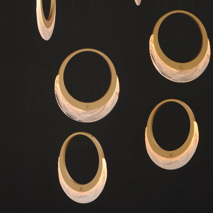 ET2 - E23916-112GLD - LED Pendant - Lyra - Gold