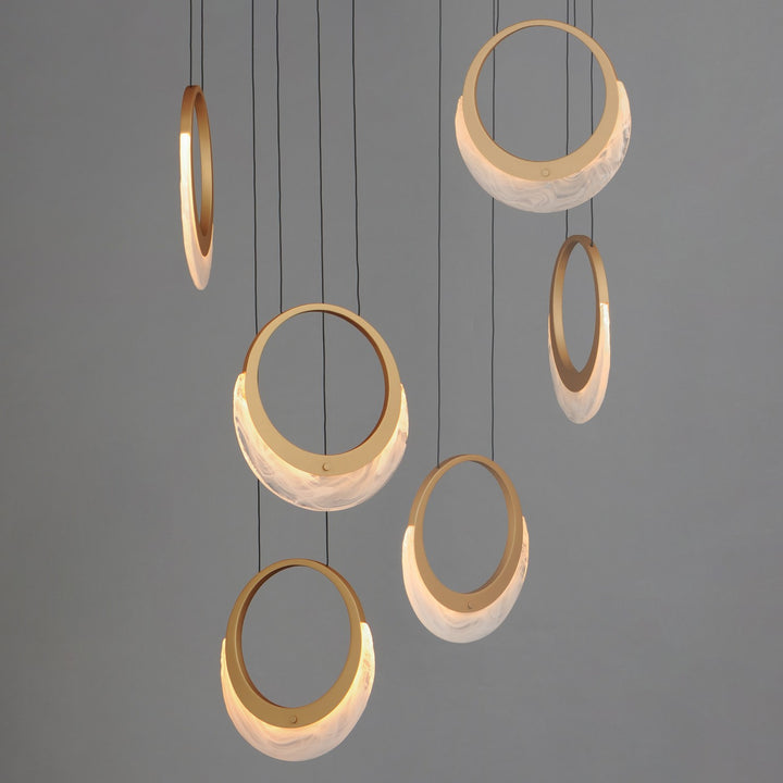 ET2 - E23916-112GLD - LED Pendant - Lyra - Gold