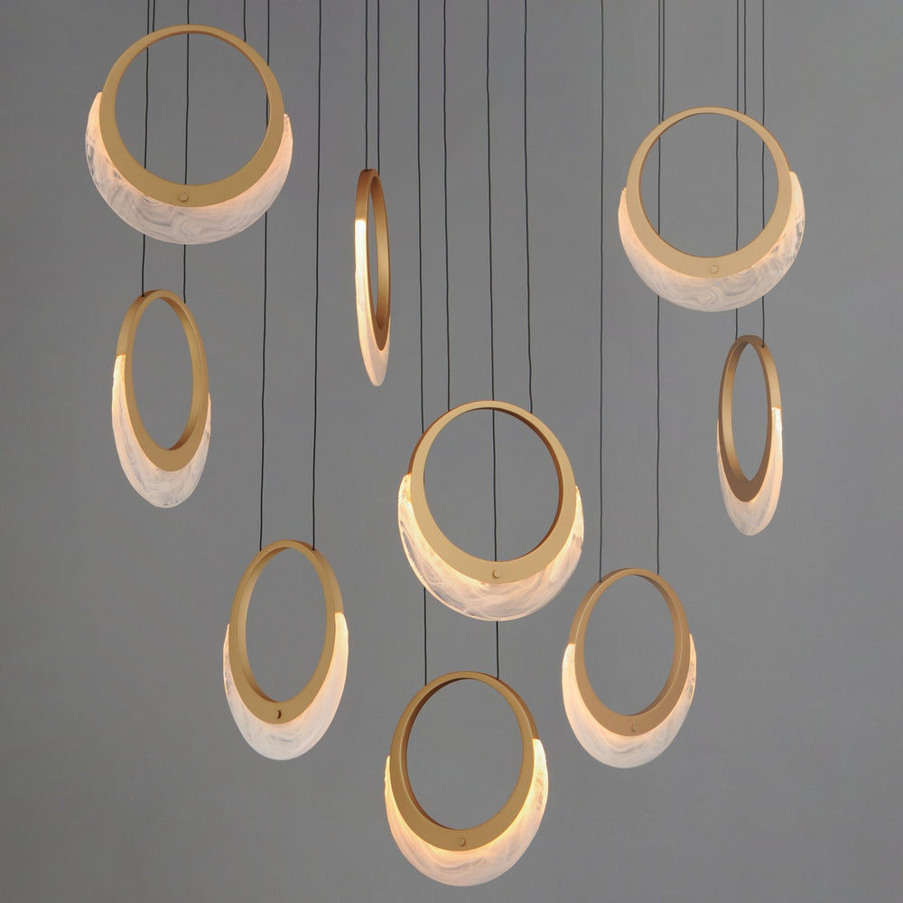 ET2 - E23918-112GLD - LED Pendant - Lyra - Gold