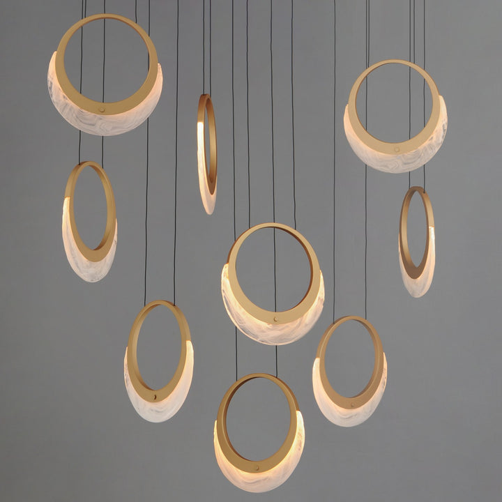 ET2 - E23918-112GLD - LED Pendant - Lyra - Gold