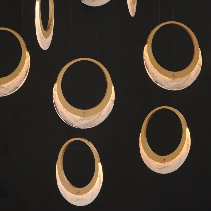 ET2 - E23918-112GLD - LED Pendant - Lyra - Gold