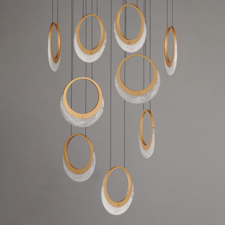 ET2 - E23918-112GLD - LED Pendant - Lyra - Gold