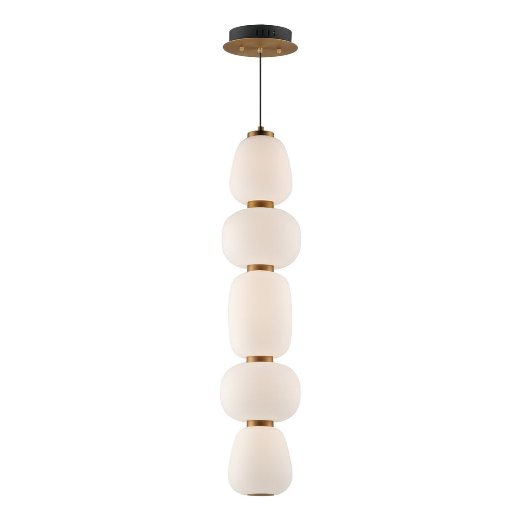 ET2 - E25165-92BKGLD - LED Pendant - Soji - Black / Gold