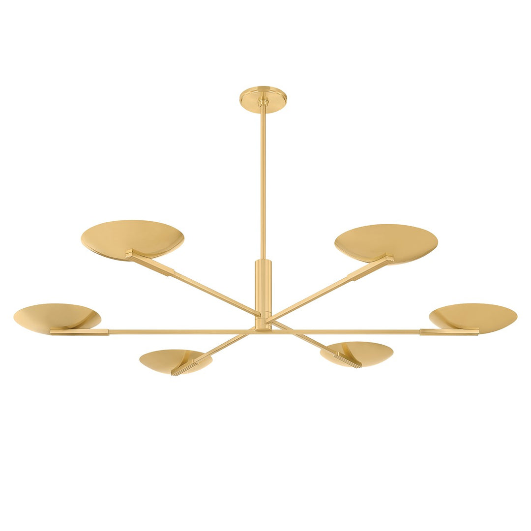Hudson Valley Canada - 1506-AGB - LED Chandelier - Johnson - Aged Brass