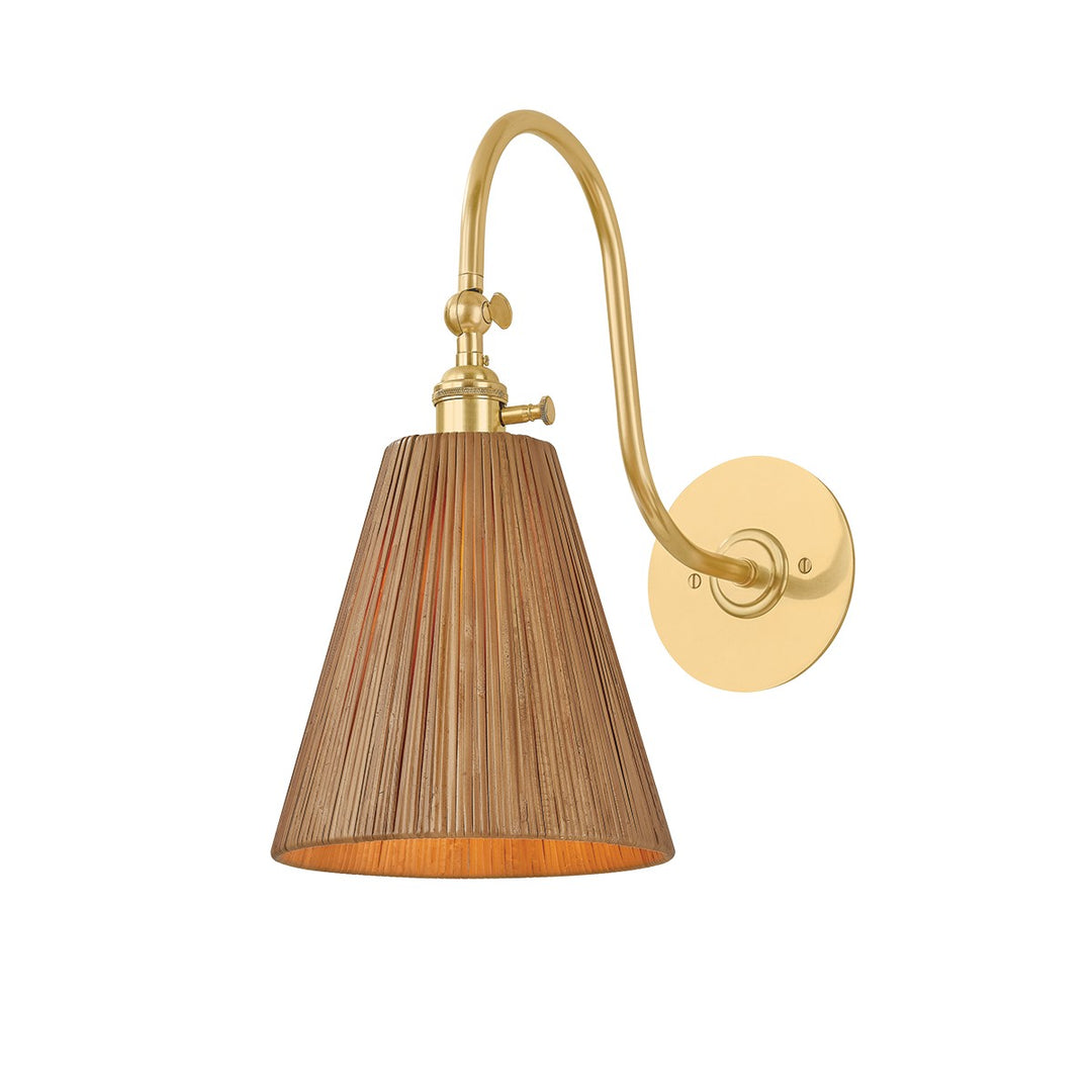 Hudson Valley Canada - 2115-AGB - One Light Wall Sconce - Ruthin - Aged Brass