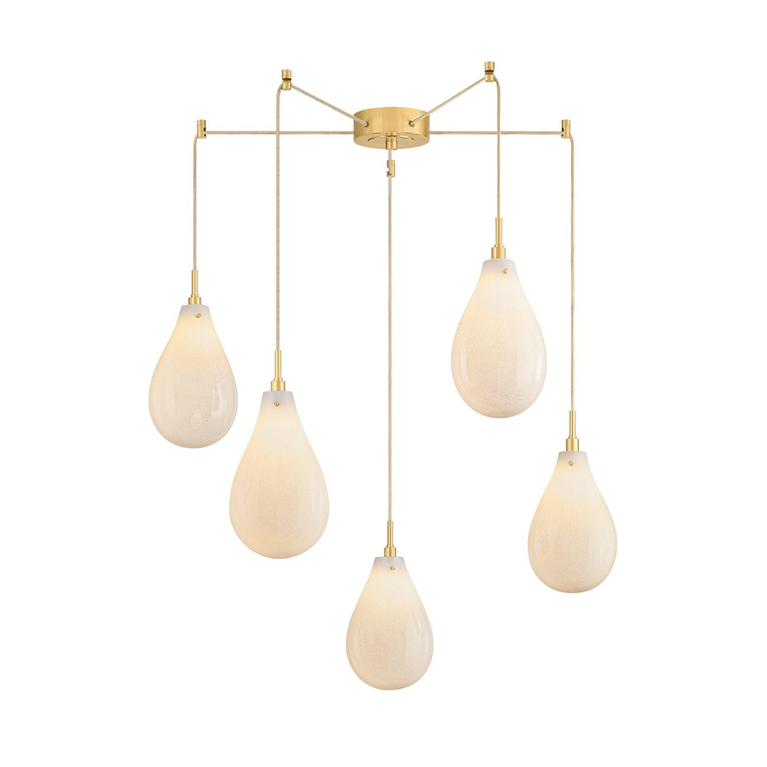 Ironwood Five Light Chandelier in Aged Brass - available from The Lighting Shoppe, trusted by Canadian homeowners