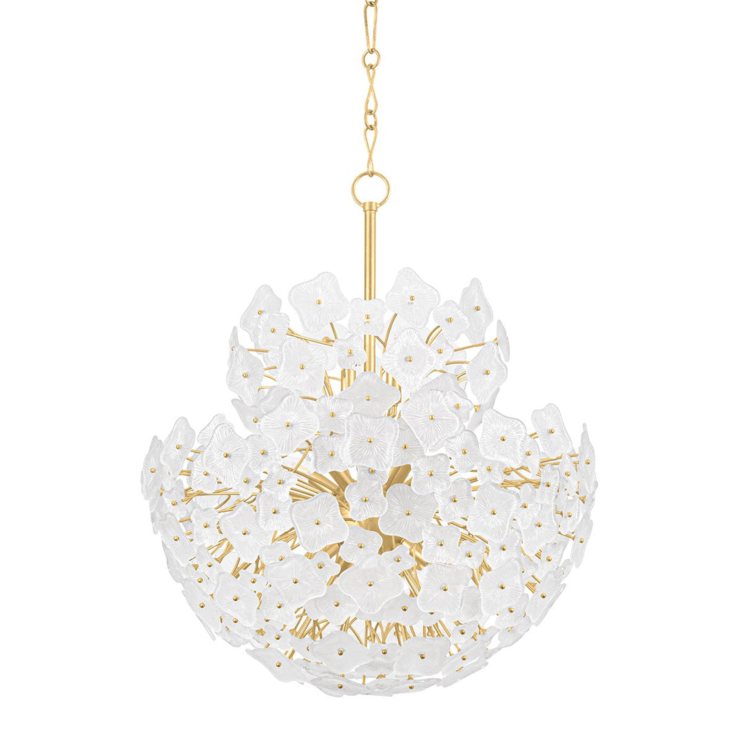 Barrytown 13 Light Chandelier in Vintage Gold Leaf - available from The Lighting Shoppe, trusted by Canadian homeowners