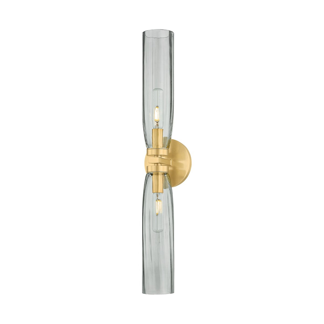 Hudson Valley Canada - 6832-AGB - Two Light Bath - Harpswell - Aged Brass