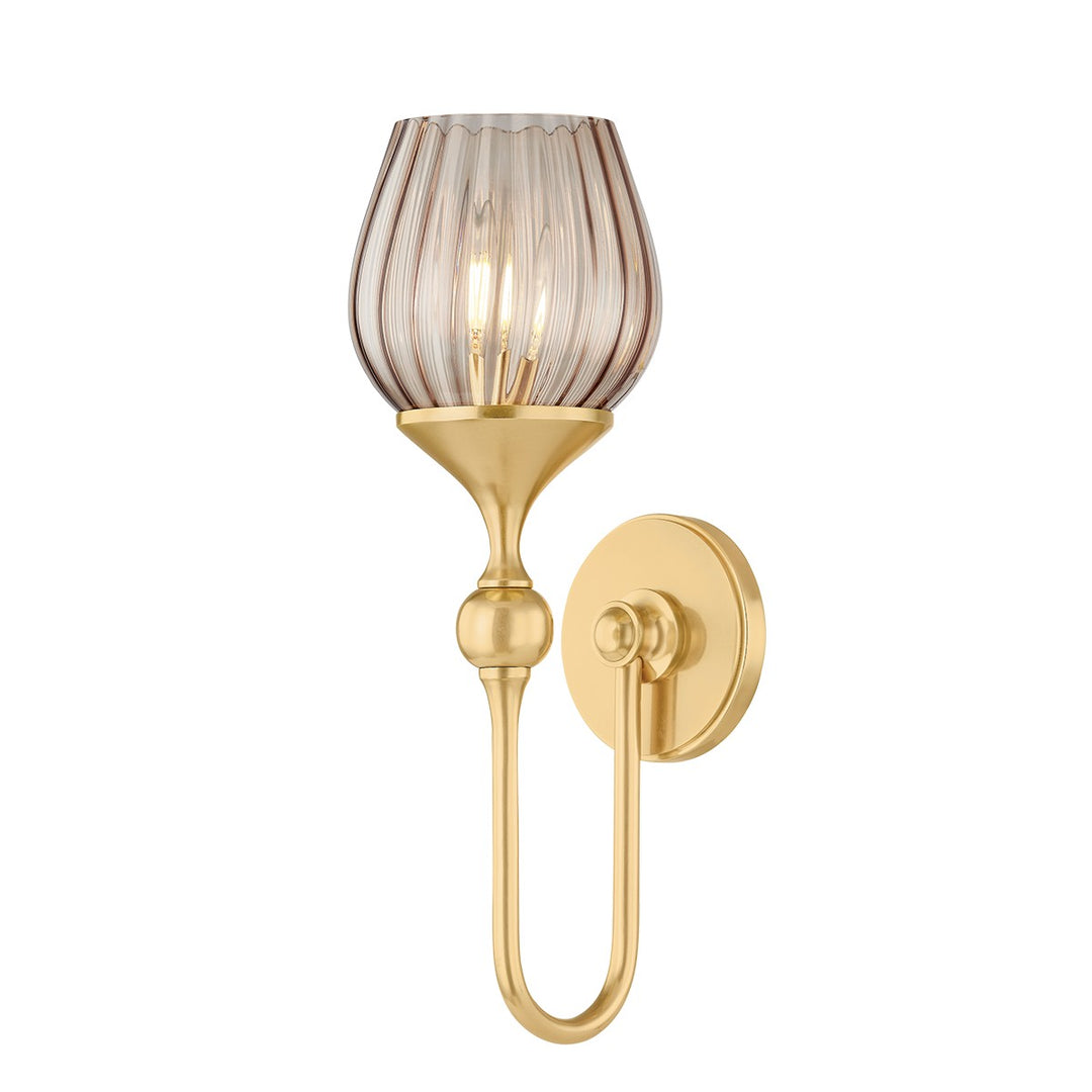 Hudson Valley Canada - 6918-AGB - One Light Wall Sconce - Chatton - Aged Brass