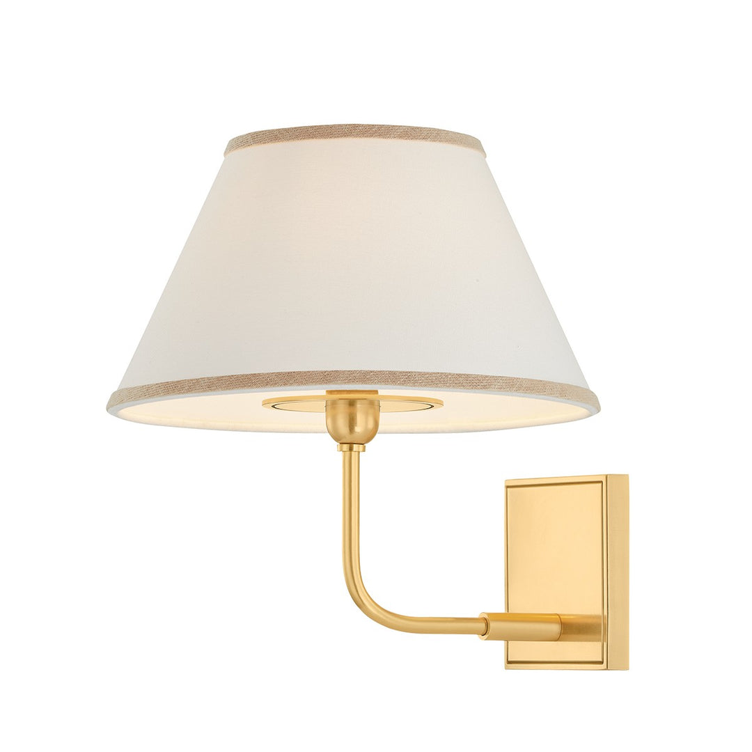 Hudson Valley Canada - 7421-AGB - One Light Wall Sconce - Durland - Aged Brass