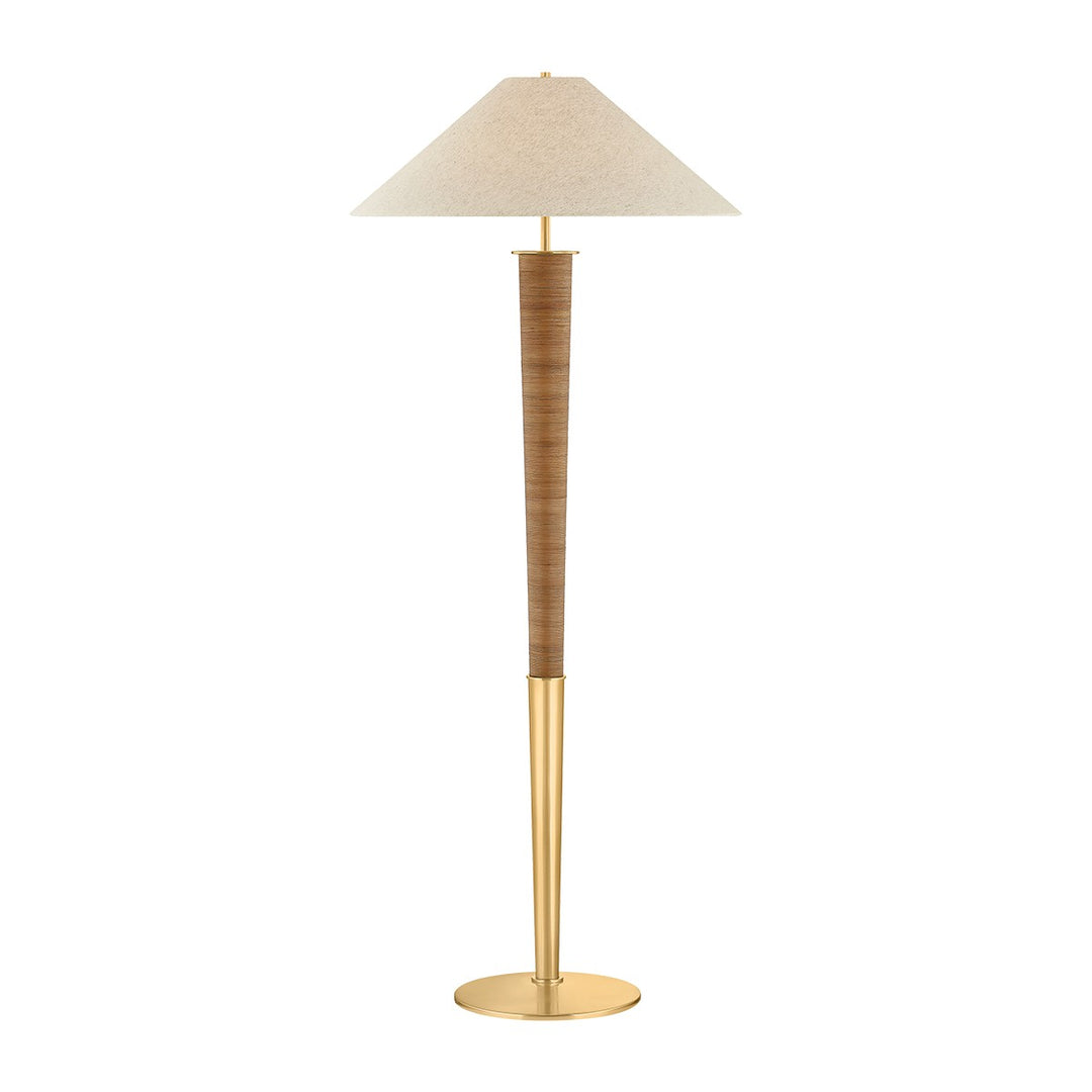 Hudson Valley Canada - CBL6524-AGB - One Light Floor Lamp - Bohicket - Aged Brass