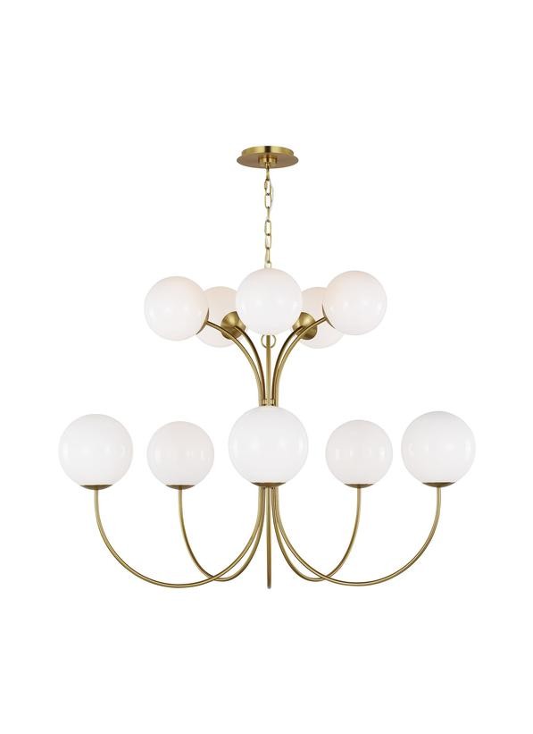 Visual Comfort Studio Canada - KSC11210BBS - Ten Light Chandelier - Noemie - Burnished Brass