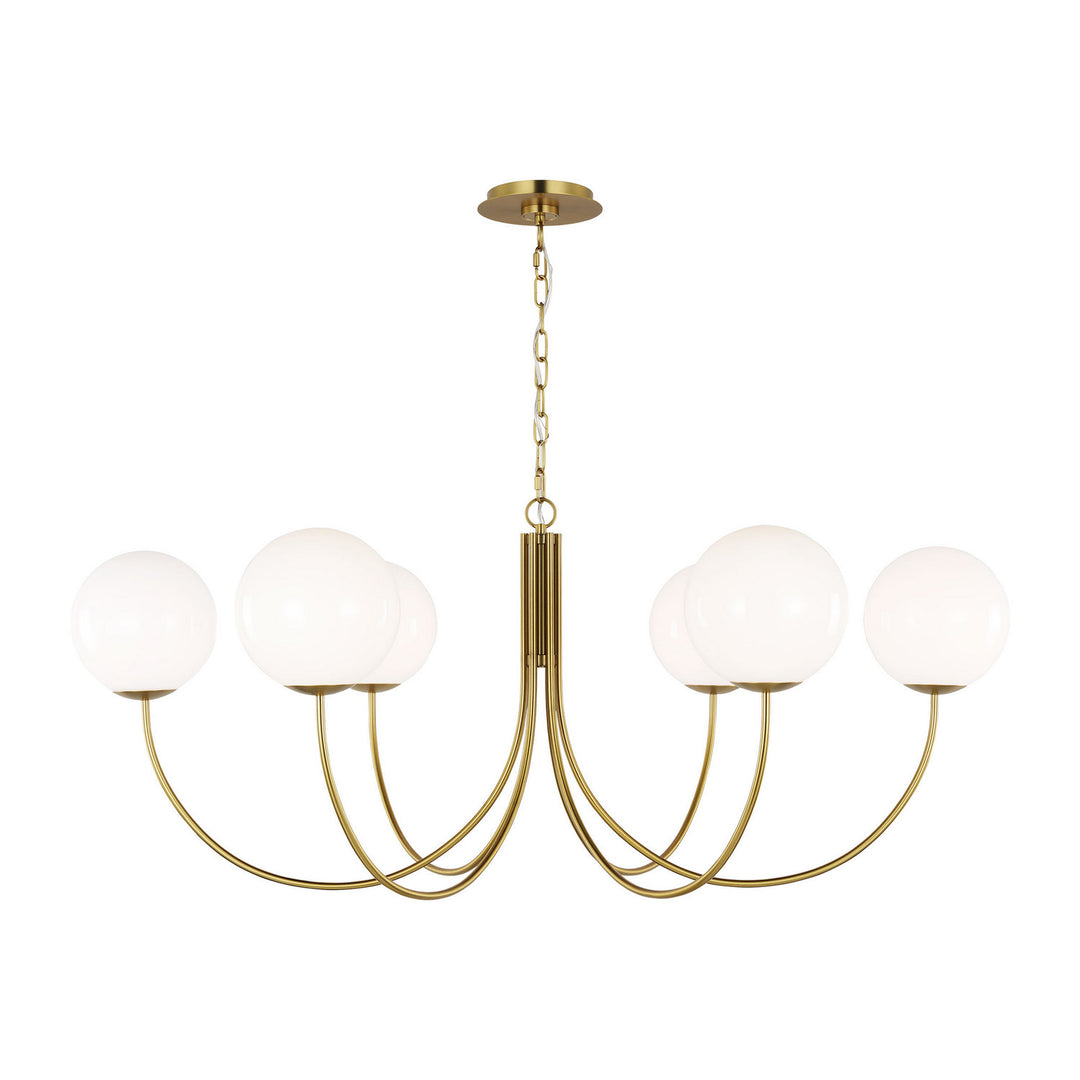 Visual Comfort Studio Canada - KSC1146BBS - Six Light Chandelier - Noemie - Burnished Brass