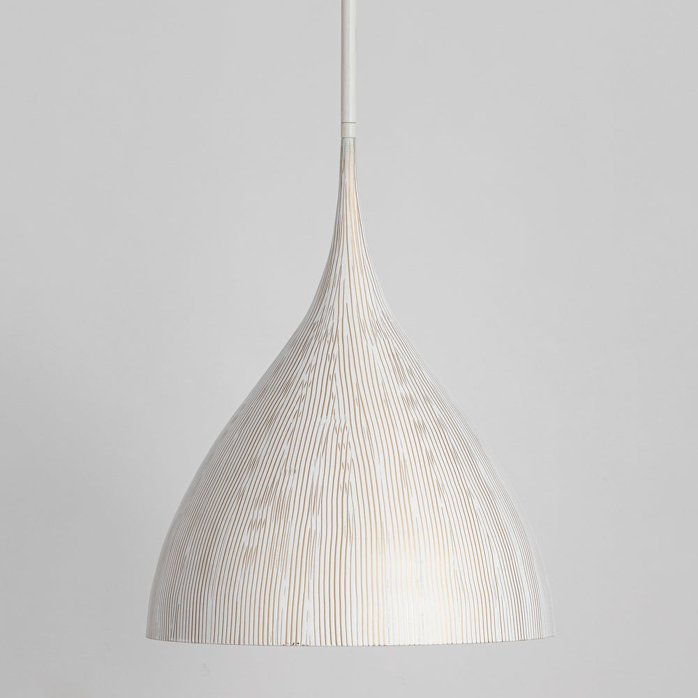Maxim - 10913WTGLD - One Light Pendant - Fleur - White/Gold