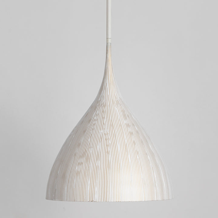 Maxim - 10913WTGLD - One Light Pendant - Fleur - White/Gold