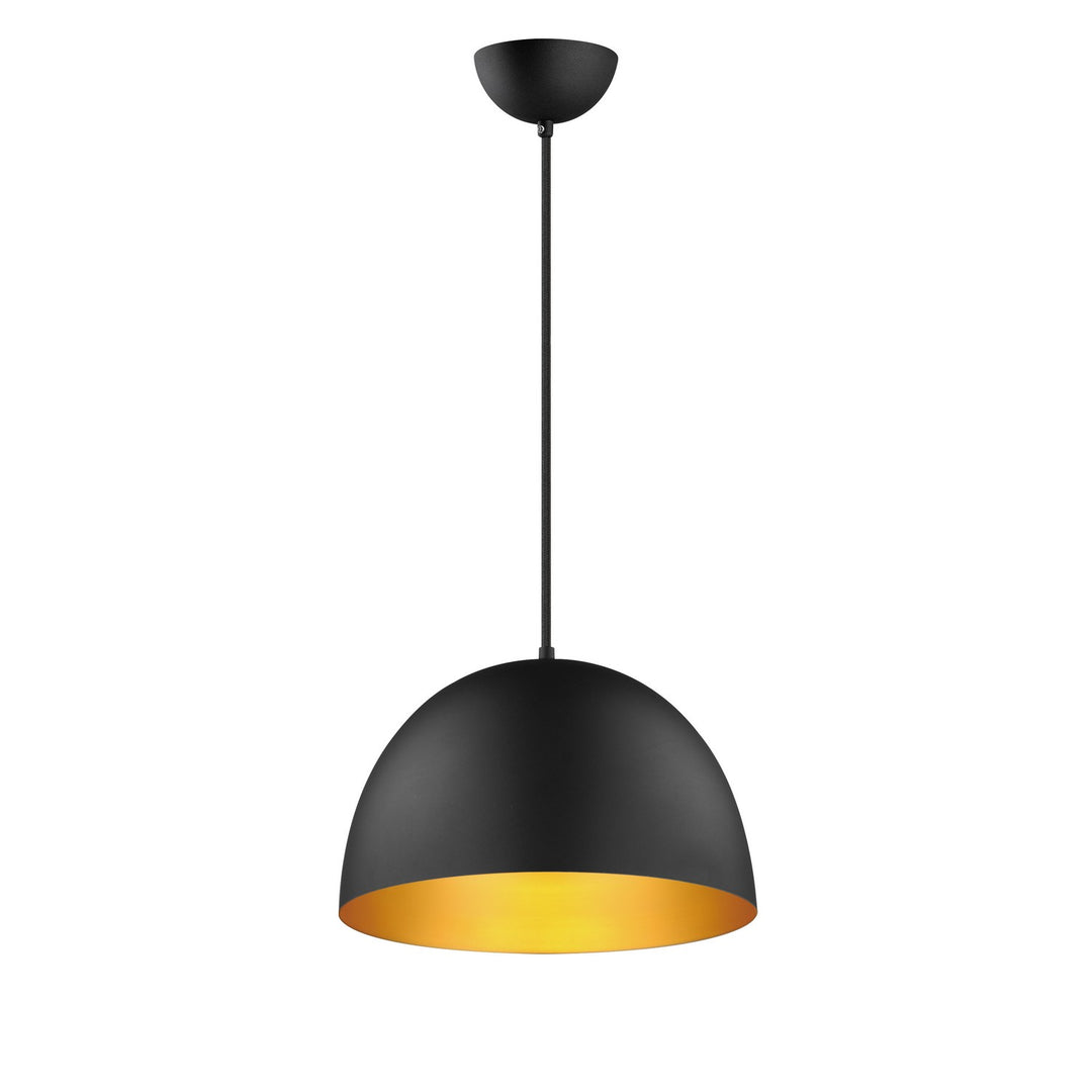 Maxim - 11484BKGLD - One Light Pendant - Tova - Black / Gold
