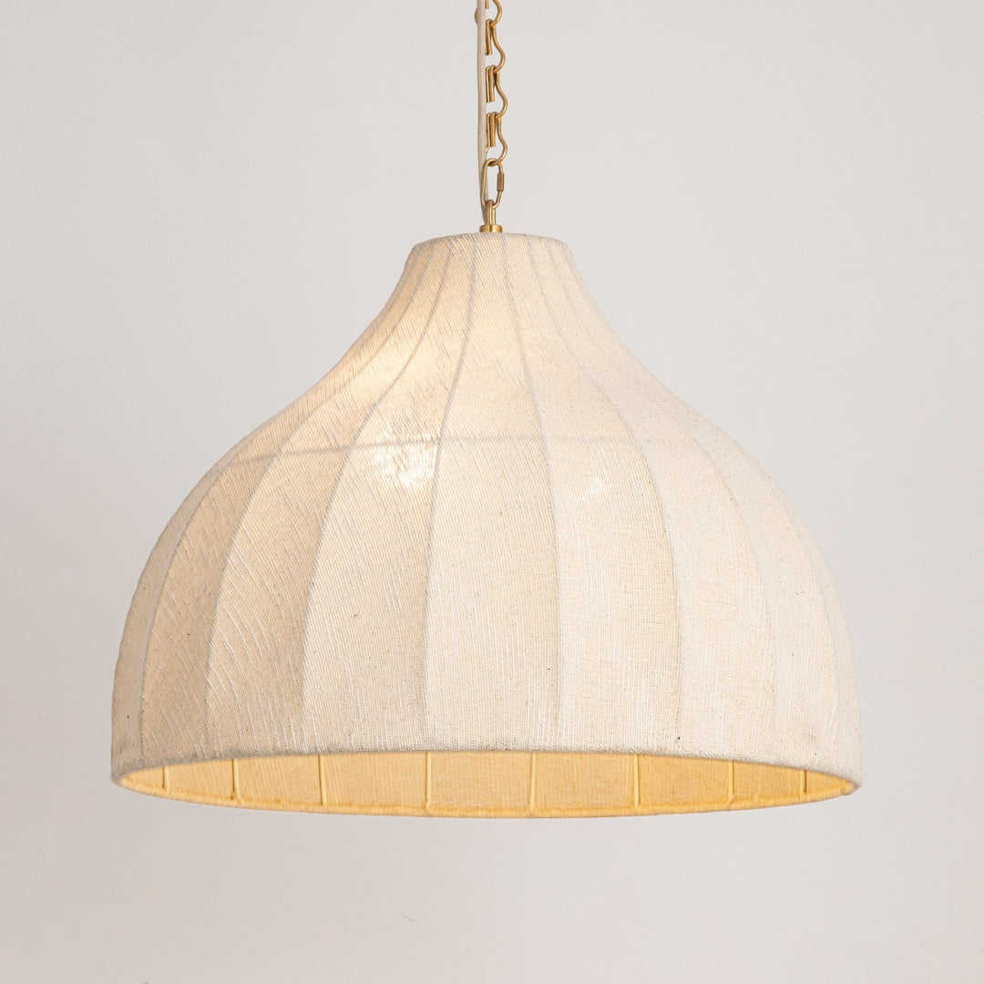 Maxim - 12912LNNAB - One Light Pendant - Hearthveil - Natural Aged Brass