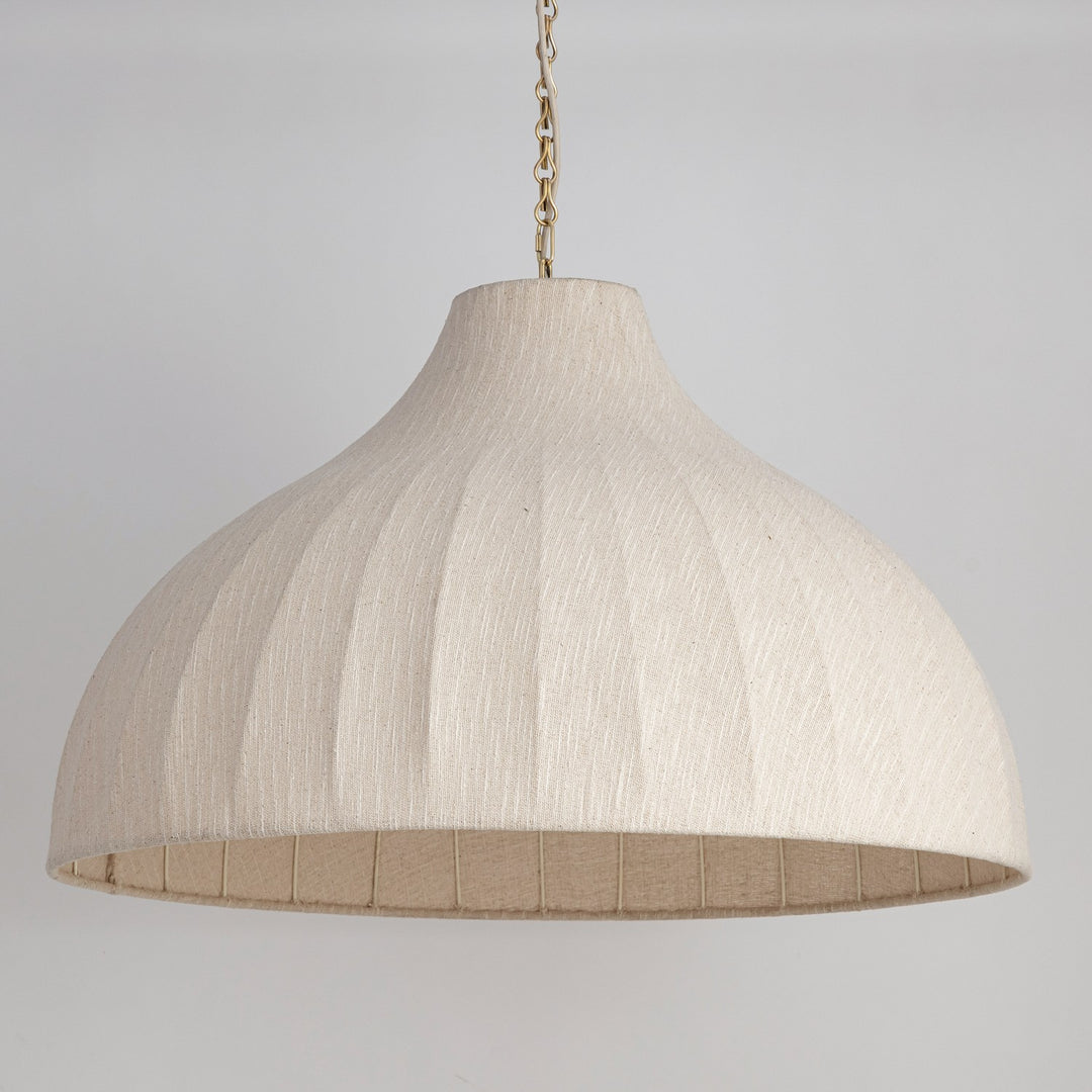 Maxim - 12913LNNAB - Three Light Pendant - Hearthveil - Natural Aged Brass
