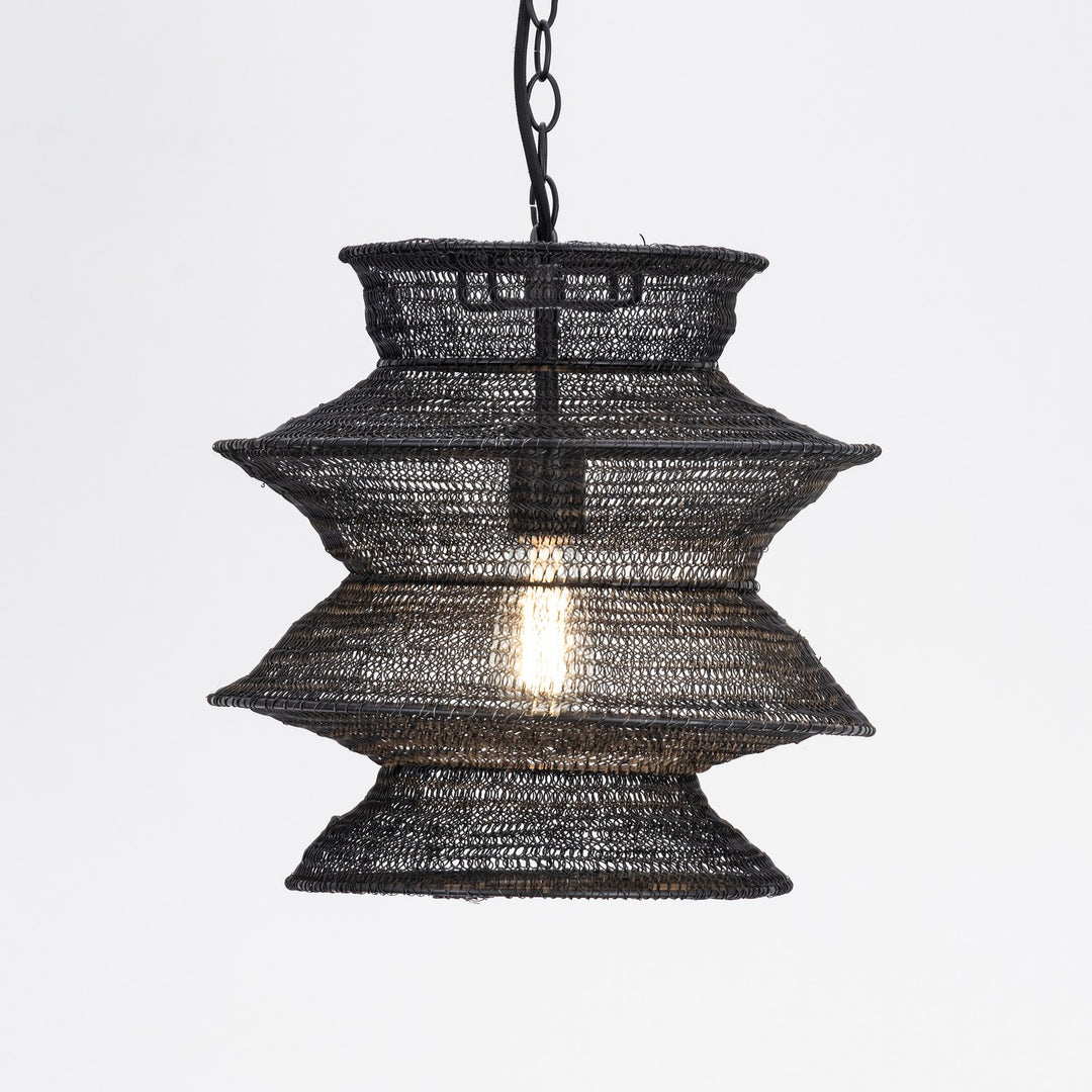 Maxim - 14930BK - One Light Pendant - Krabi - Black