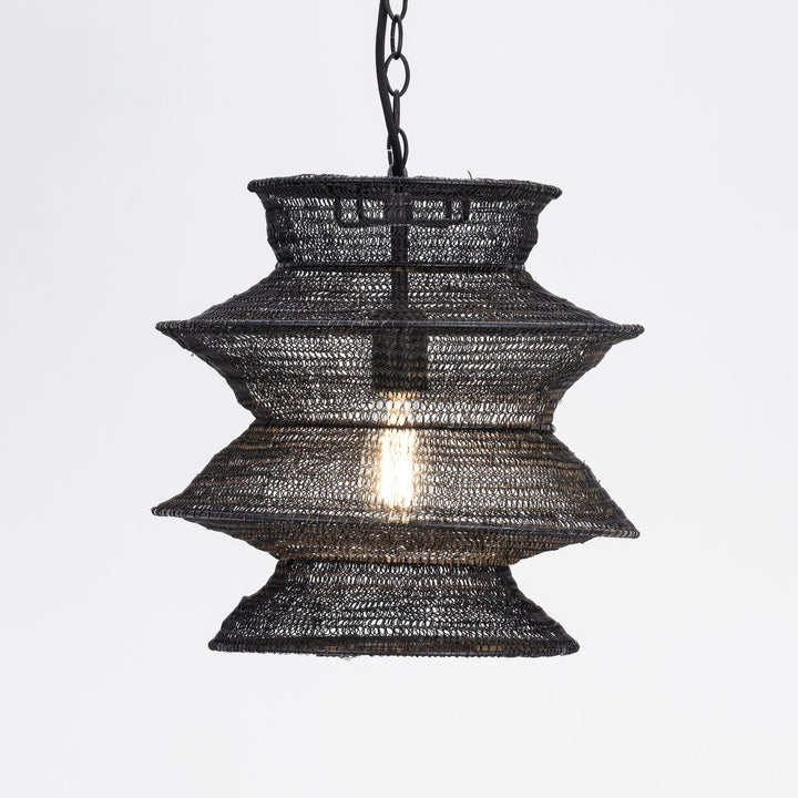 Maxim - 14930BK - One Light Pendant - Krabi - Black